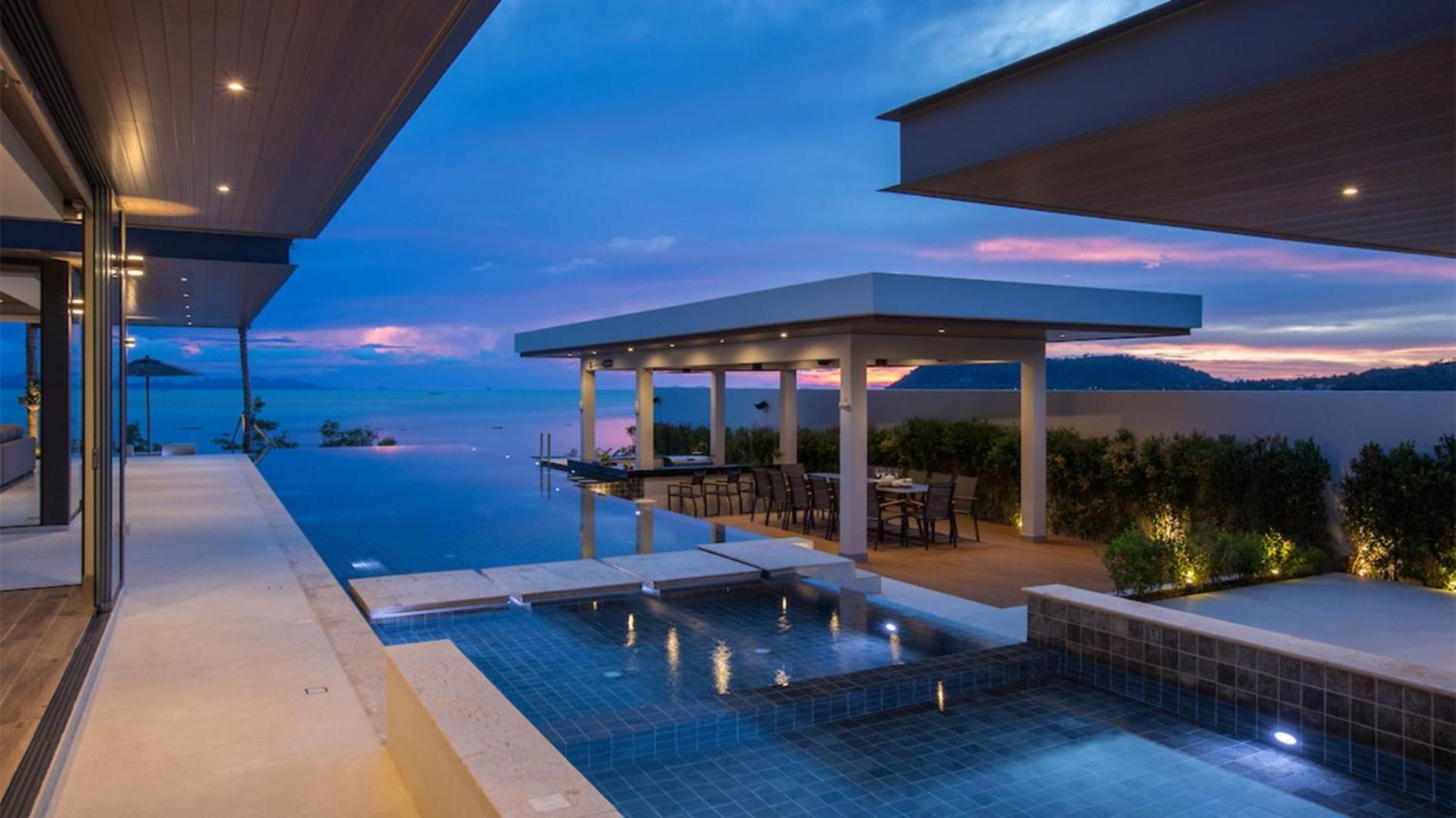 Exclusive Sea Renity A Beachfront Villa Retreat Sleeps 12 Adults And 6 Kids แหลมสอ ภายนอก รูปภาพ