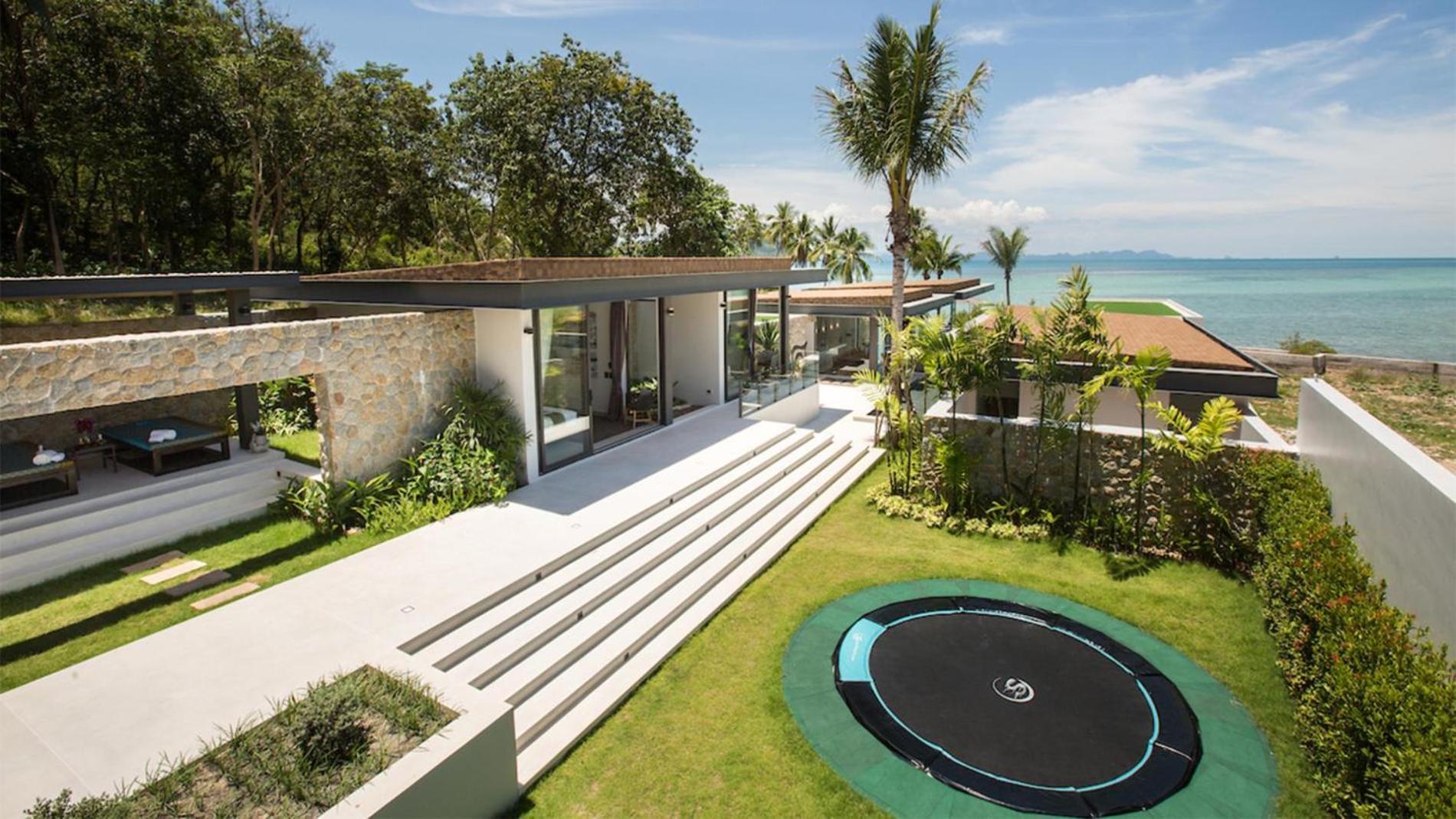 Exclusive Sea Renity A Beachfront Villa Retreat Sleeps 12 Adults And 6 Kids แหลมสอ ภายนอก รูปภาพ