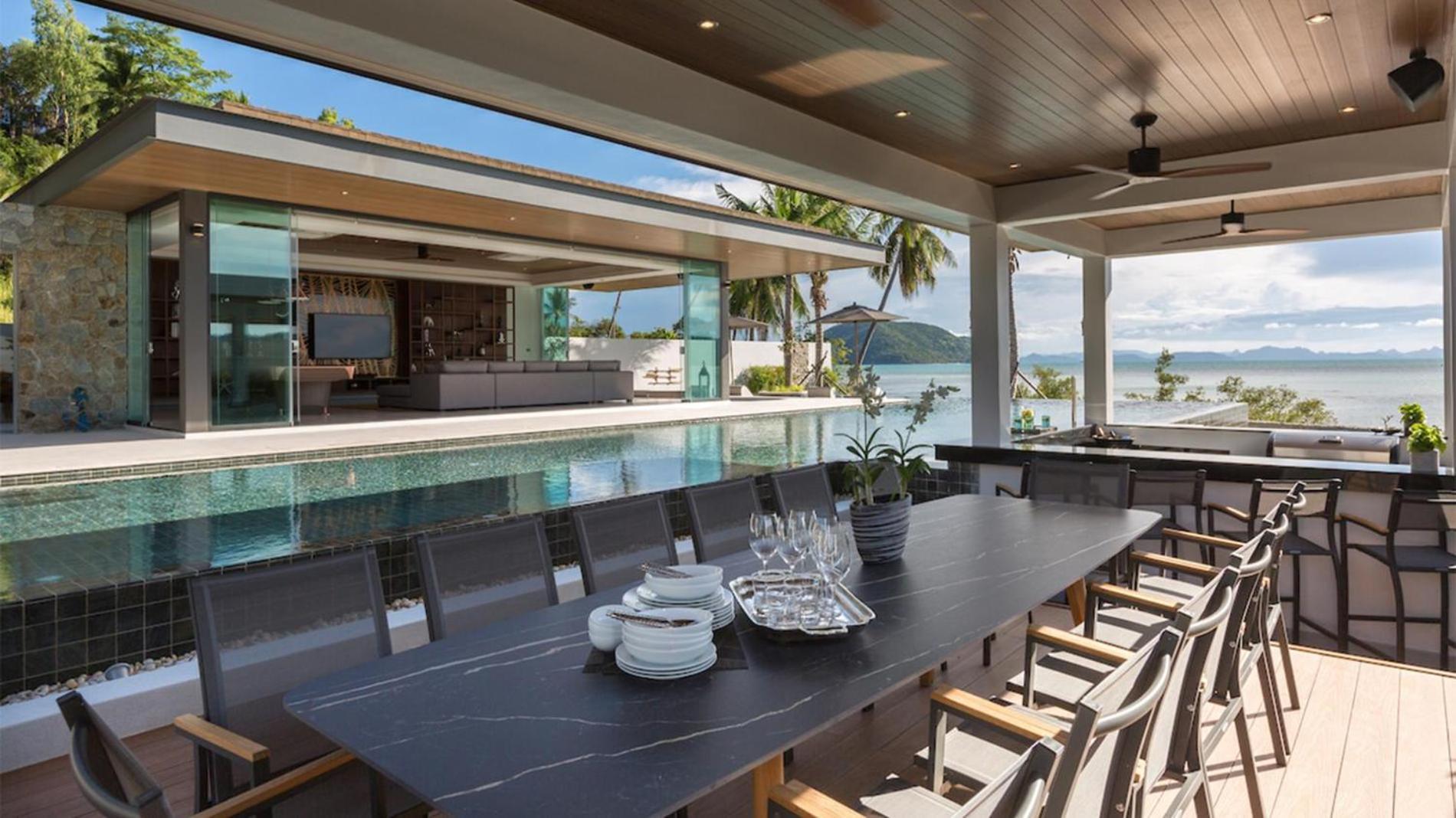 Exclusive Sea Renity A Beachfront Villa Retreat Sleeps 12 Adults And 6 Kids แหลมสอ ภายนอก รูปภาพ